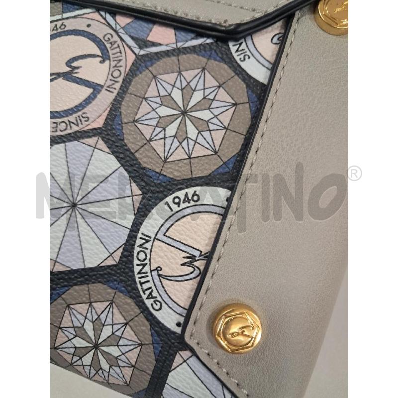 BORSETTA D GATTINONI GRIGIO FANT BLU | Mercatino dell'Usato Bellizzi 3