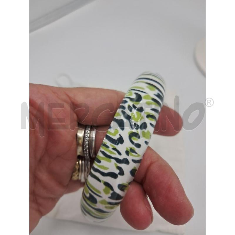 BRACCIALE FURLA RIGIDO MACULATO VERDE | Mercatino dell'Usato Bellizzi 2