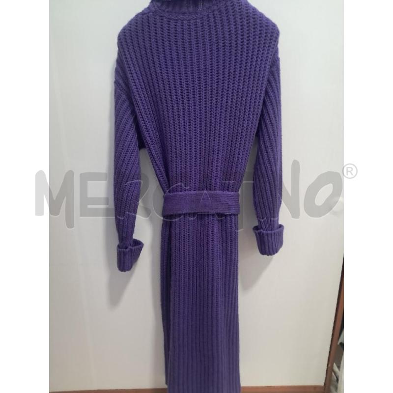 CAPPOTTO D KONTATTO LANA VIOLA COSTE LARGHE | Mercatino dell'Usato Bellizzi 2