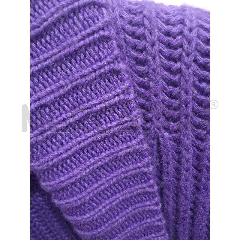 CAPPOTTO D KONTATTO LANA VIOLA COSTE LARGHE | Mercatino dell'Usato Bellizzi 3