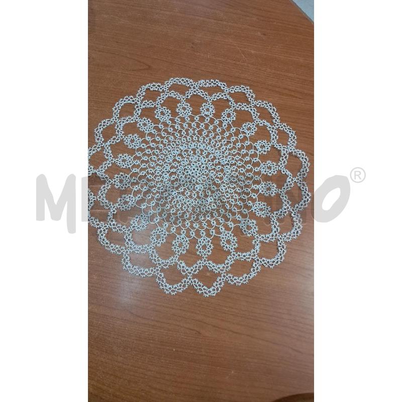 CENTRINO CHIACCHIERINO DIAMETRO 35CM BIANCO | Mercatino dell'Usato Bellizzi 1