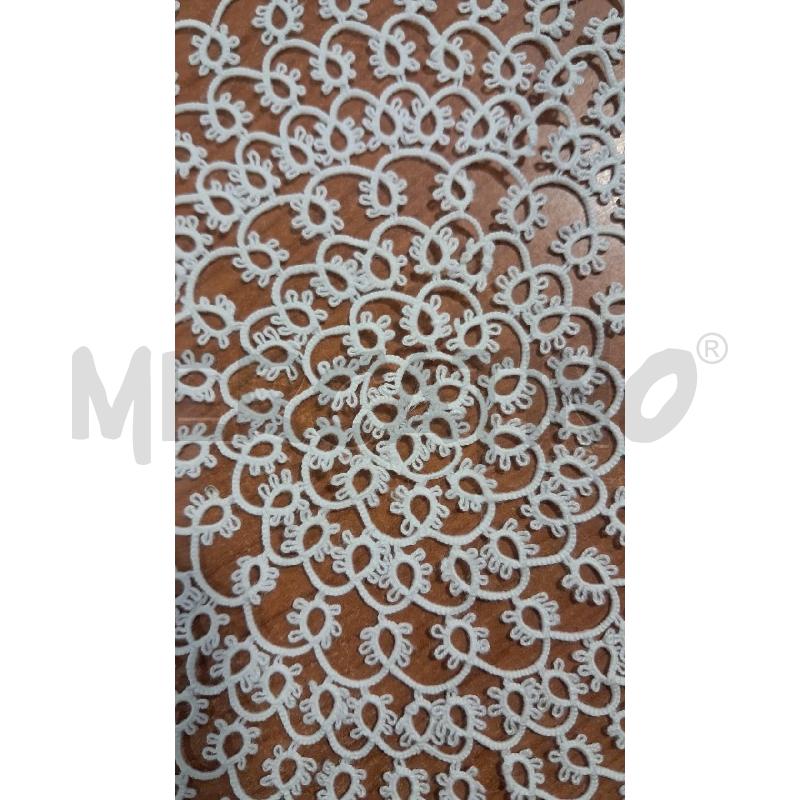 CENTRINO CHIACCHIERINO DIAMETRO 35CM BIANCO | Mercatino dell'Usato Bellizzi 3