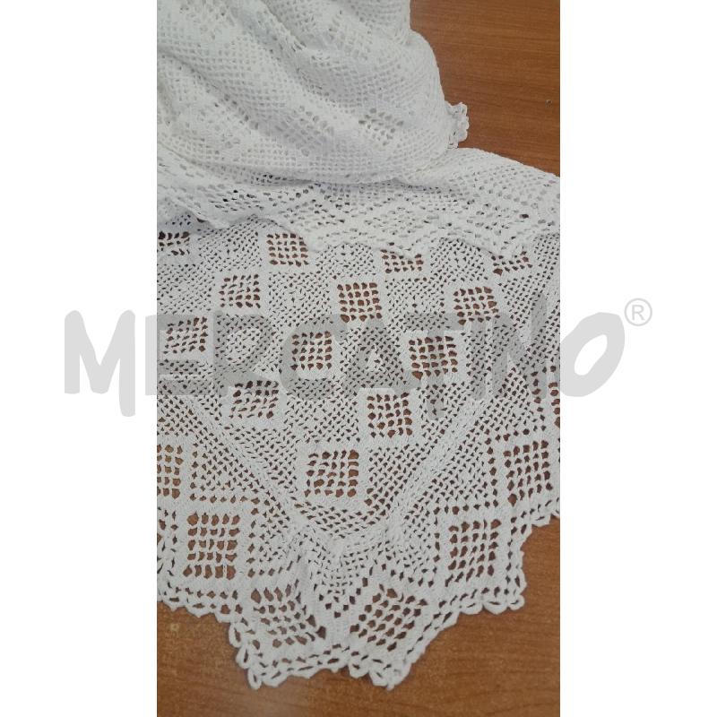 COPRI LETTO UNCINETTO BIANCO MATRIN FATTO A MANO | Mercatino dell'Usato Bellizzi 2