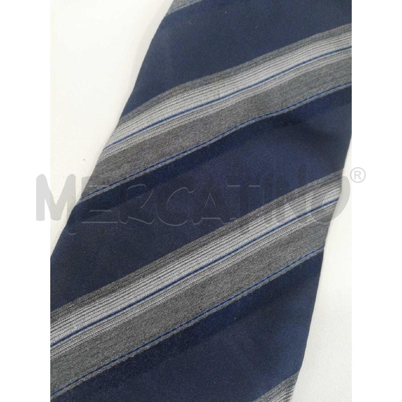 CRAVATTA ARMANI REGIMENTAL BLU GRIGIO SETA | Mercatino dell'Usato Bellizzi 2