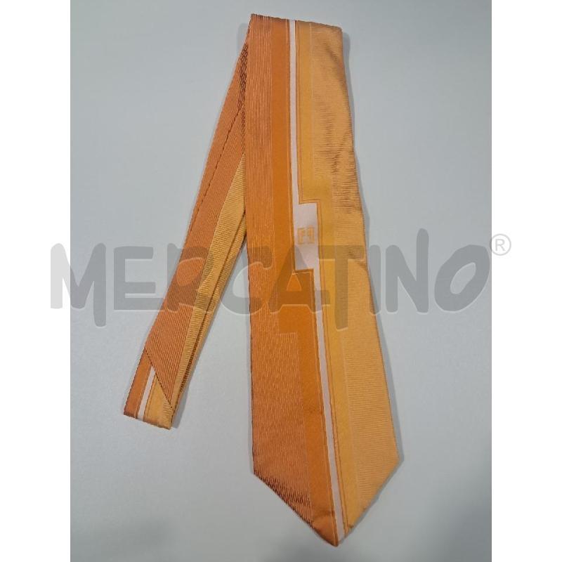 CRAVATTA CARLO PIGNATELLI SETA ARANCIO | Mercatino dell'Usato Bellizzi 1