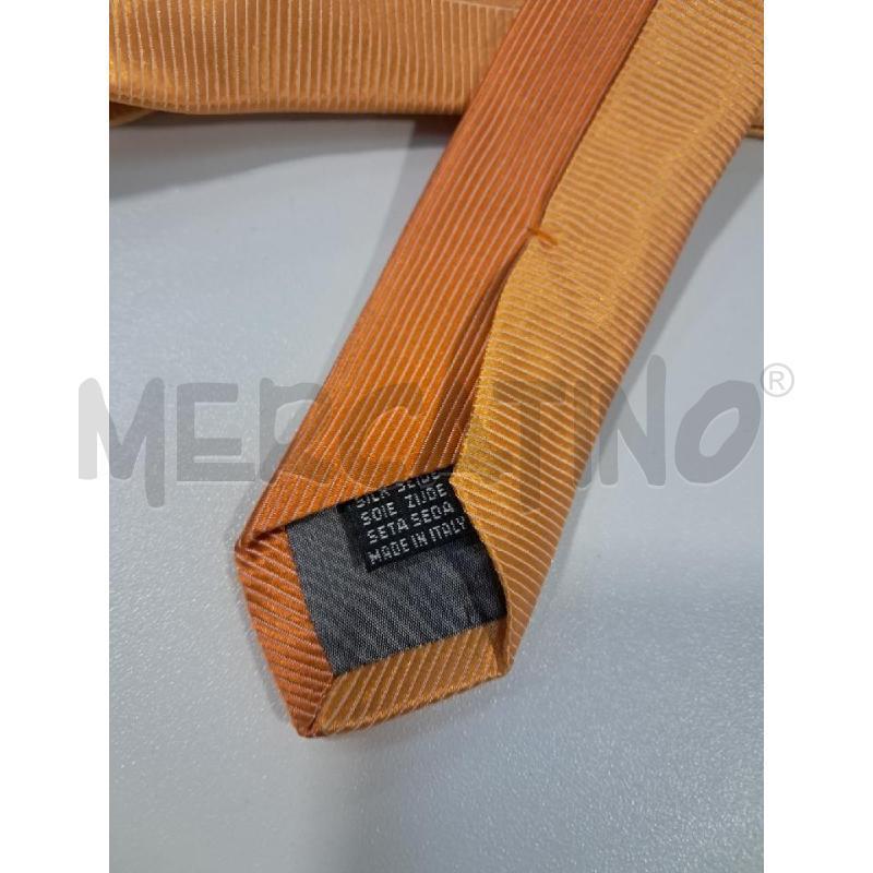 CRAVATTA CARLO PIGNATELLI SETA ARANCIO | Mercatino dell'Usato Bellizzi 4