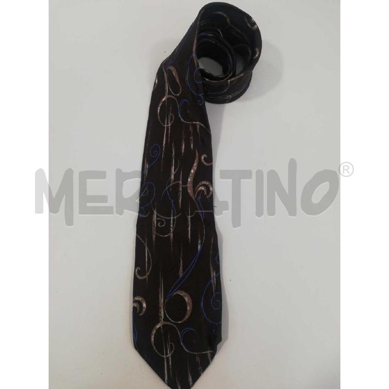 CRAVATTA CHRISTIAN DIOR SETA FANT MARR BLU | Mercatino dell'Usato Bellizzi 1