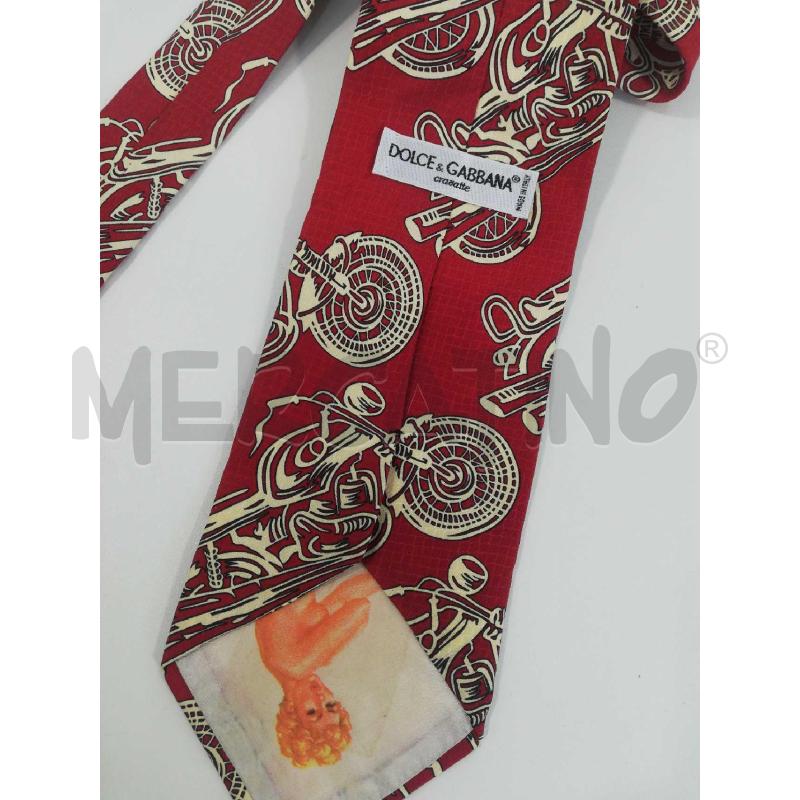 CRAVATTA DOLCE&GABBANA SETA FANT ROSSO | Mercatino dell'Usato Bellizzi 3