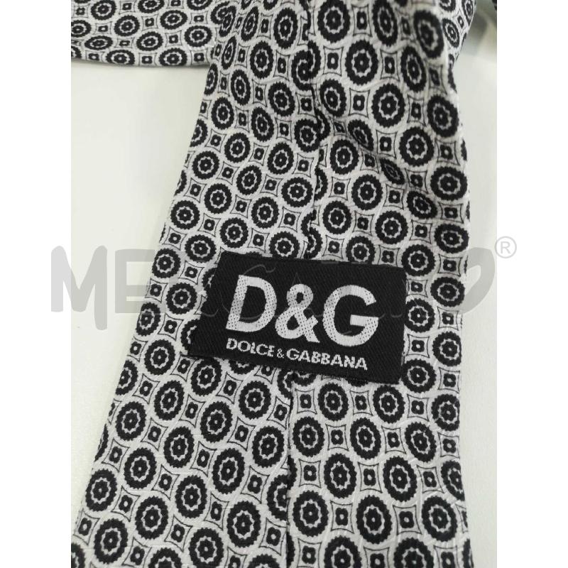 CRAVATTA D&G FANT BIANCO E NERO | Mercatino dell'Usato Bellizzi 2