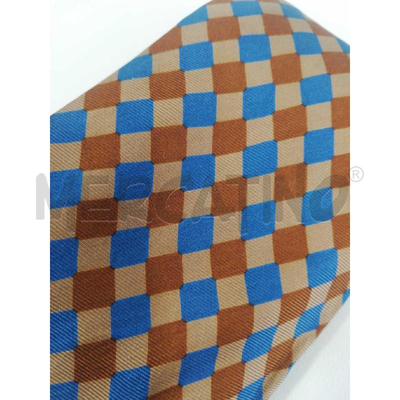 CRAVATTA FENDI SETA FANT ROMBI BLU MARR | Mercatino dell'Usato Bellizzi 4