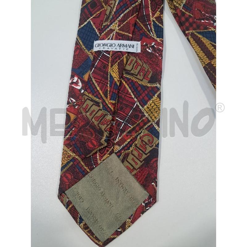 CRAVATTA GIORGIO ARMANI FANT ROSSO | Mercatino dell'Usato Bellizzi 2