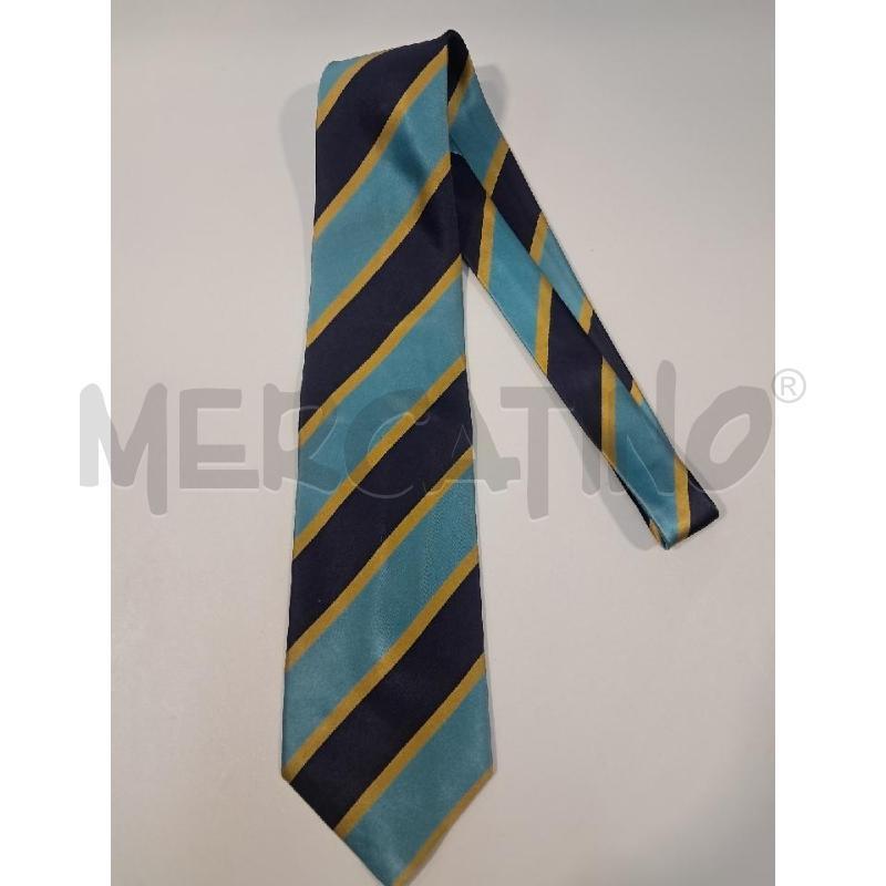 CRAVATTA HUGO BOSS REGIMENTAL TURCHESE | Mercatino dell'Usato Bellizzi 1