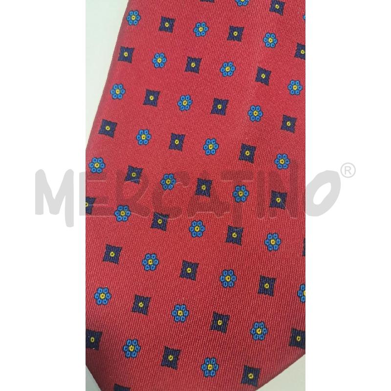 CRAVATTA SETA MARINELLA BORDEAUX FANT BLU | Mercatino dell'Usato Bellizzi 2