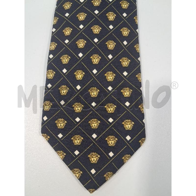 CRAVATTA VERSACE NERO STAMPA TESTA MEDUSA | Mercatino dell'Usato Bellizzi 2