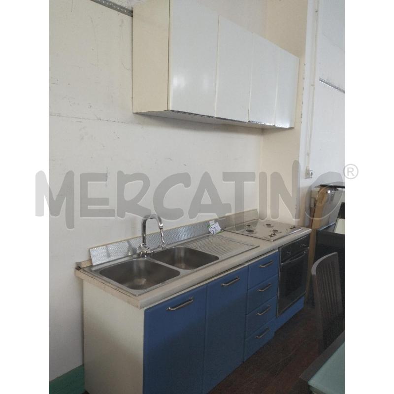CUCINA BIANCO BLU 2 MT  | Mercatino dell'Usato Bellizzi 1
