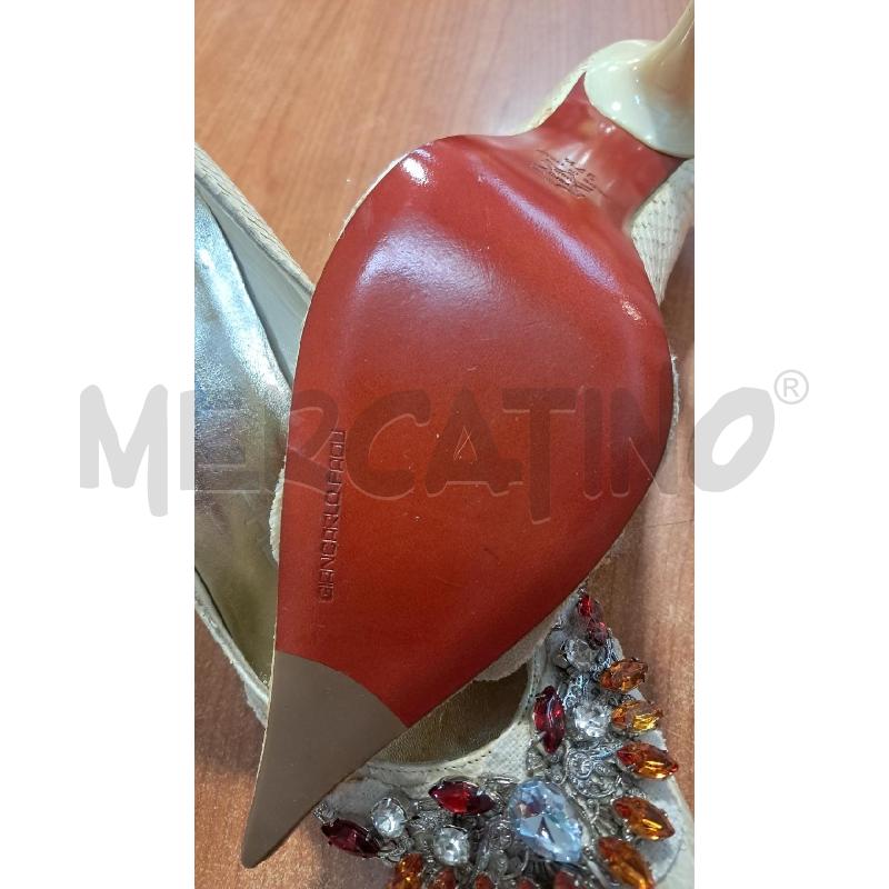 DECOLLETE GIANCARLO PAOLI PITONE E STRASS COLORATI | Mercatino dell'Usato Bellizzi 3