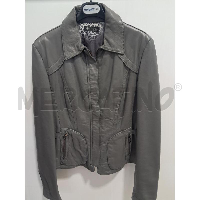 GIACCA D PELLE GUARAPO TASCHE E CHIUSURA ZIP | Mercatino dell'Usato Bellizzi 1