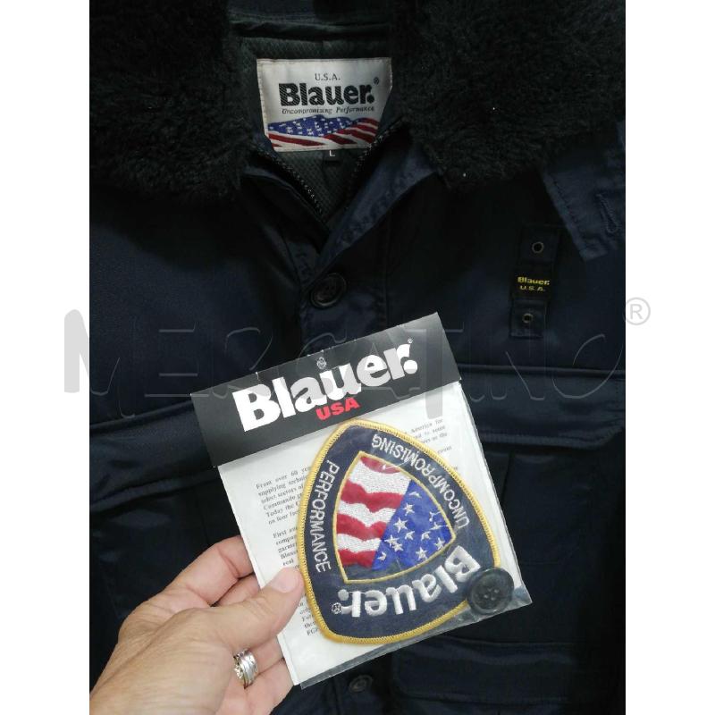 GIACCONE UOMO BLAUER BLU CON STEMMA DA APPLICARE | Mercatino dell'Usato Bellizzi 3