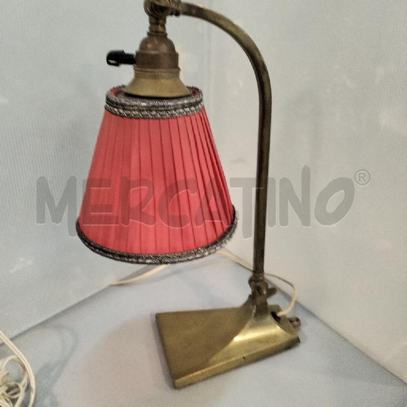 LAMPADA DA TAVOLO OTTONE ART NOVEAU | Mercatino dell'Usato Bellizzi 1