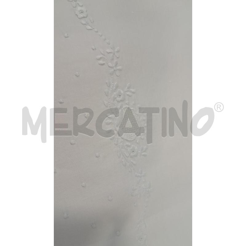 LENZ MATR BIANCO LINO RICAMO TESSILE SOPRA+2F | Mercatino dell'Usato Bellizzi 2