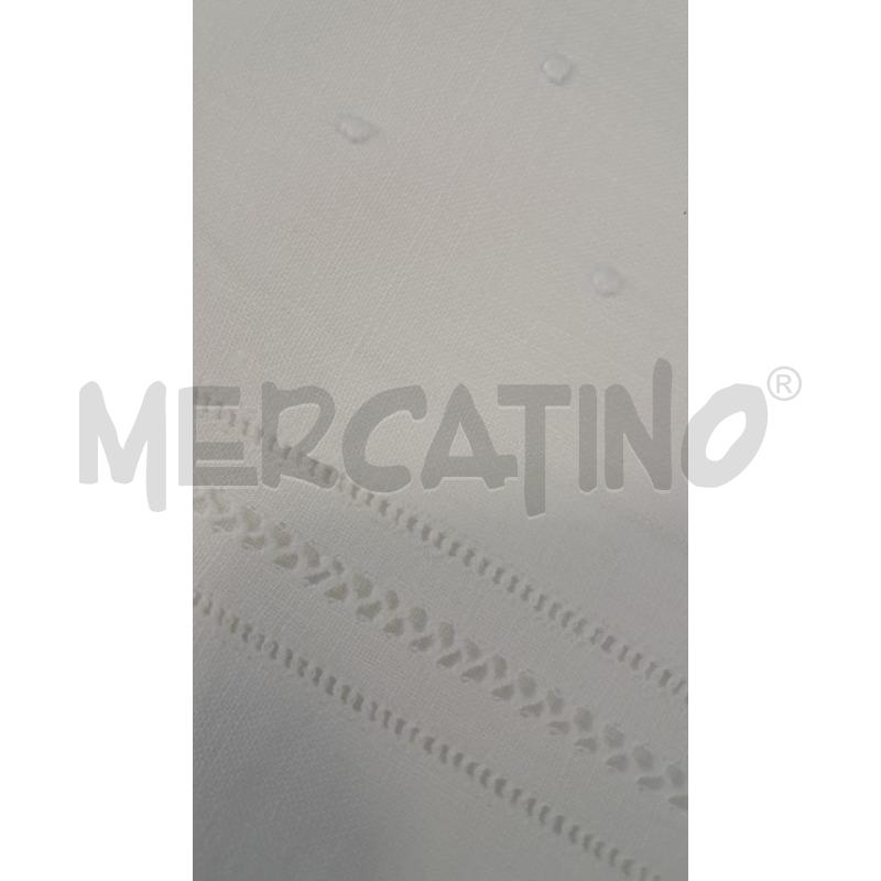 LENZ MATR BIANCO LINO RICAMO TESSILE SOPRA+2F | Mercatino dell'Usato Bellizzi 3