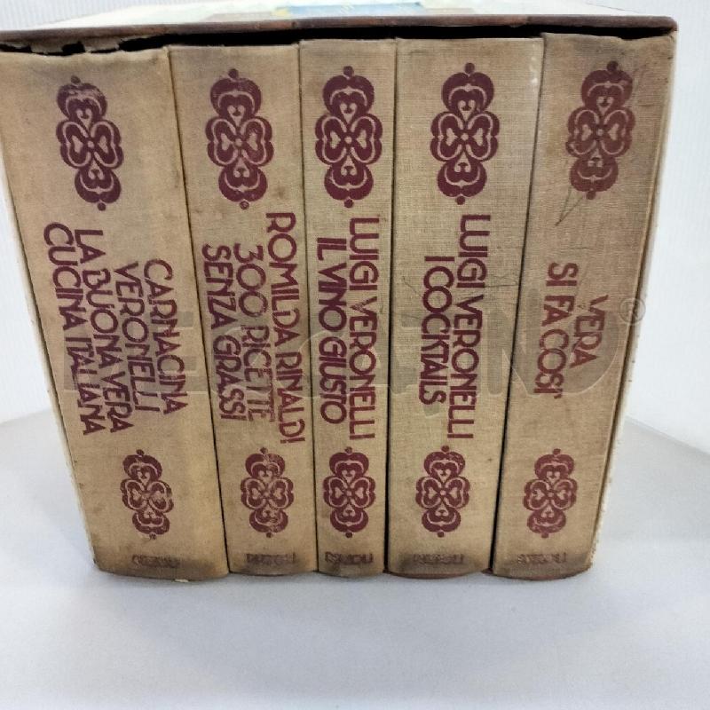 LIBRI 5 VOLUMI LA BUONA VERA CUCINA ITALIANA | Mercatino dell'Usato Bellizzi 1
