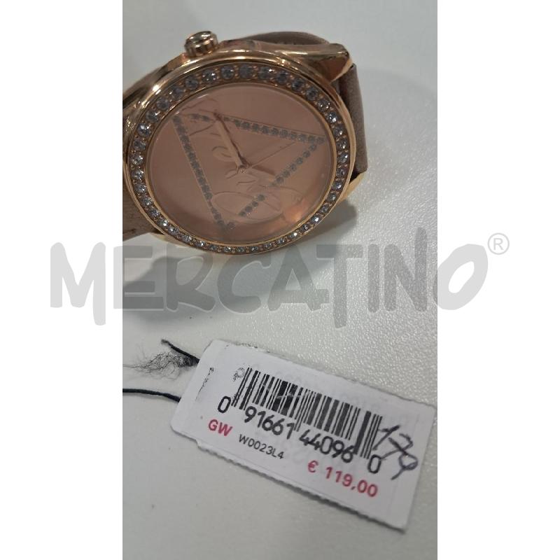 OROLOGIO DA POLSO GUESS MOD W0023L4 CINTURINO DORATO CORONA STRASS | Mercatino dell'Usato Bellizzi 5