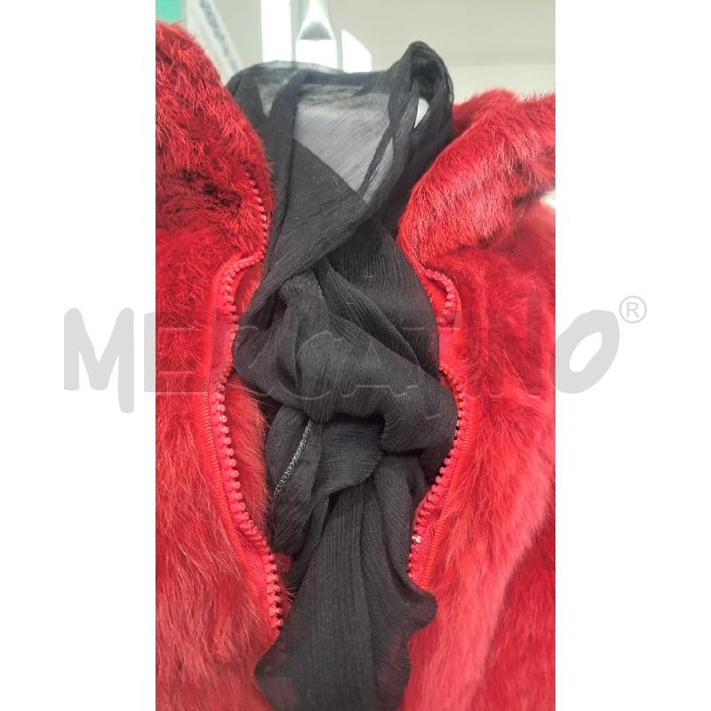 PELLICCIA LAPIN ROSSO GIUBB ZIP | Mercatino dell'Usato Bellizzi 3