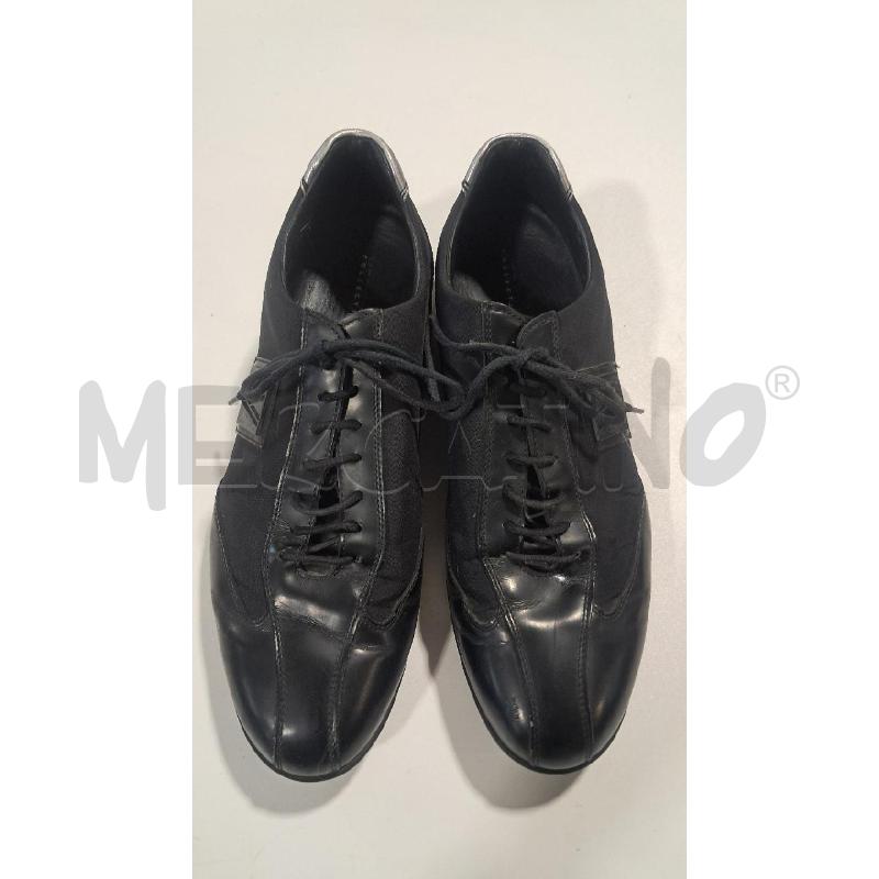 SCARPE UOMO VERSACE NERO TELA E PELLE | Mercatino dell'Usato Bellizzi 1