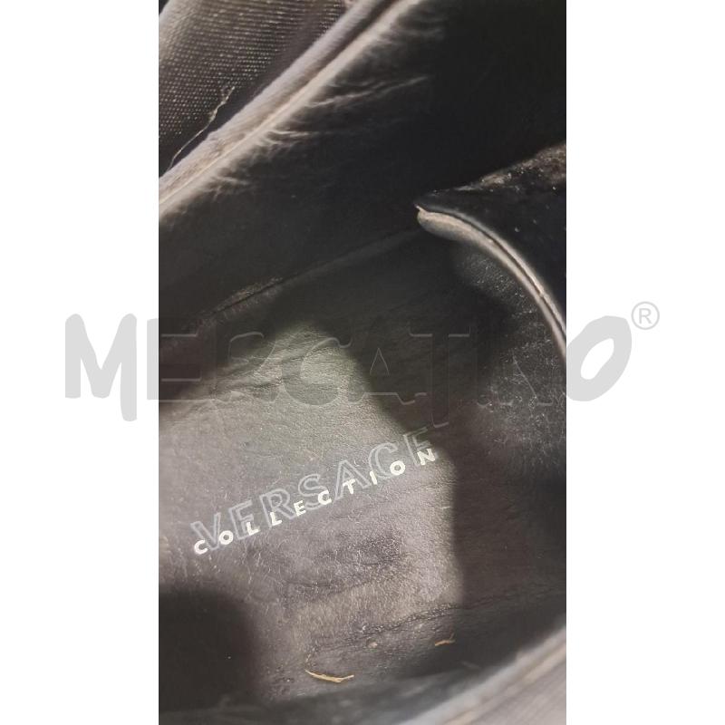 SCARPE UOMO VERSACE NERO TELA E PELLE | Mercatino dell'Usato Bellizzi 3