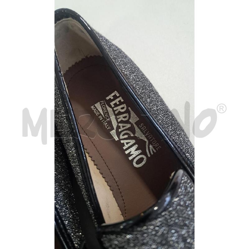 SCARPE U FERRAGAMO LAME' ARG CERIMONIA | Mercatino dell'Usato Bellizzi 2