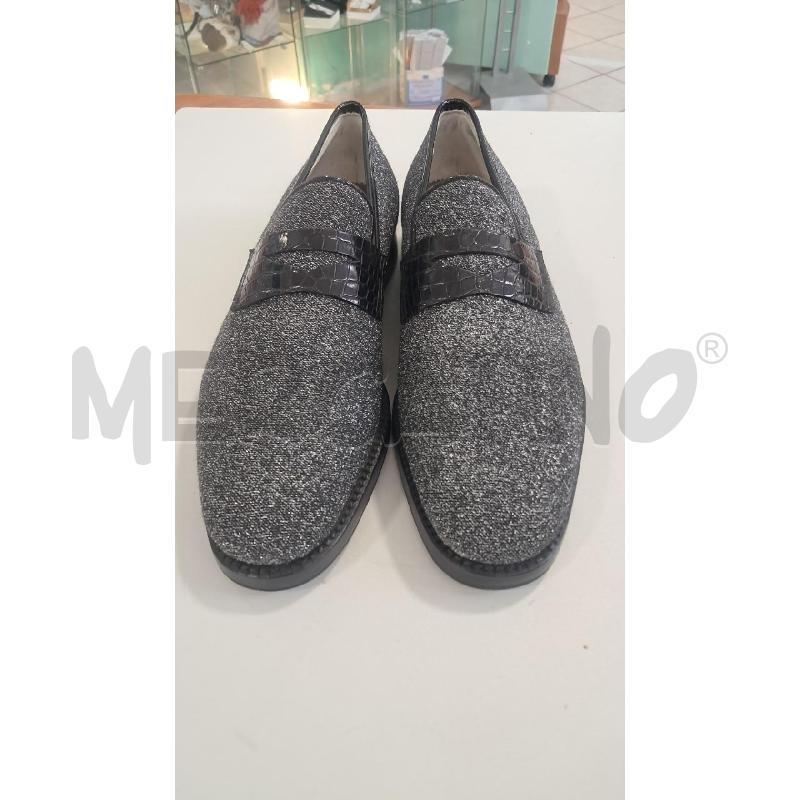 SCARPE U FERRAGAMO LAME' ARG CERIMONIA | Mercatino dell'Usato Bellizzi 5