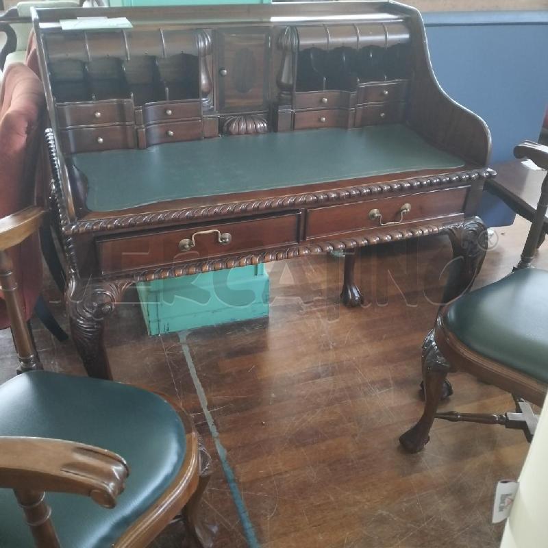 SCRIVANIA STILE INGLESE CHIPPENDALE 800 | Mercatino dell'Usato Bellizzi 1