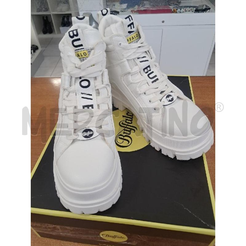SNEAKERS DONNA BUFFALO BIANCO MD ALTO  | Mercatino dell'Usato Bellizzi 1
