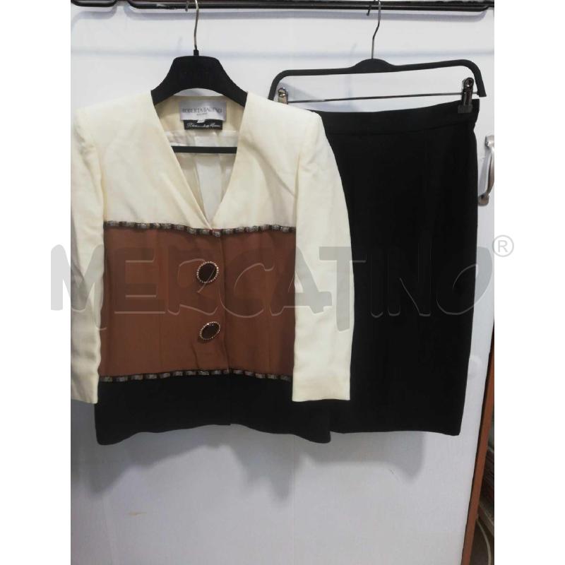 TAILLEUR VINTAGE PANNA MARR NERO STRASS | Mercatino dell'Usato Bellizzi 1