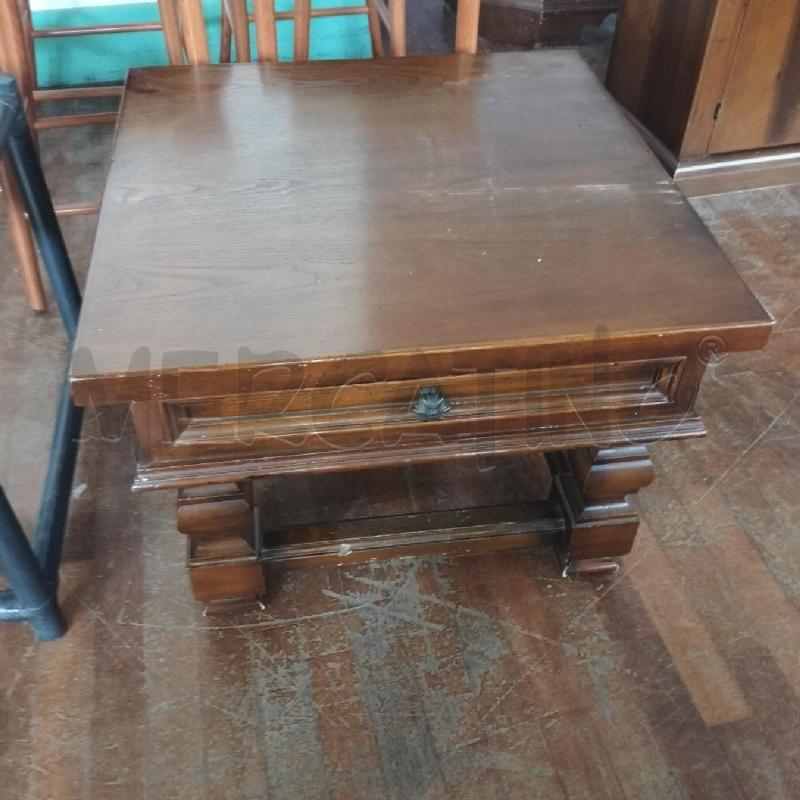 TAVOLINO SALOTTO LEGNO QUADRATO | Mercatino dell'Usato Bellizzi 1