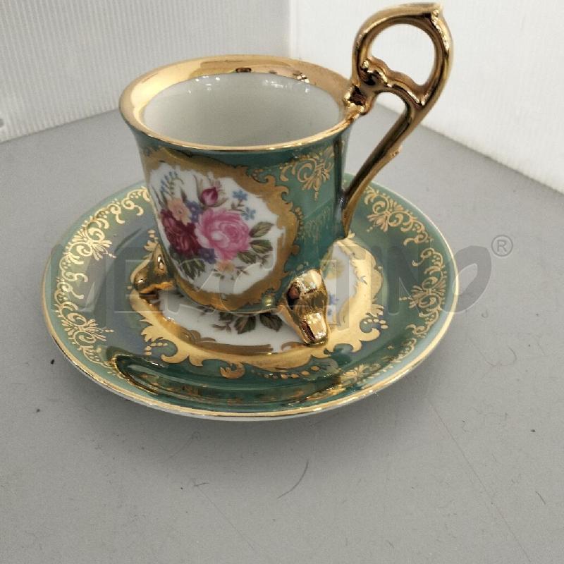 TAZZA CON PIATTINO PORCELLANA KPM | Mercatino dell'Usato Bellizzi 1