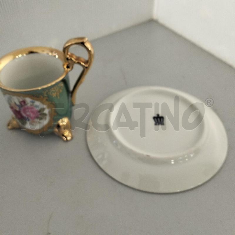 TAZZA CON PIATTINO PORCELLANA KPM | Mercatino dell'Usato Bellizzi 2