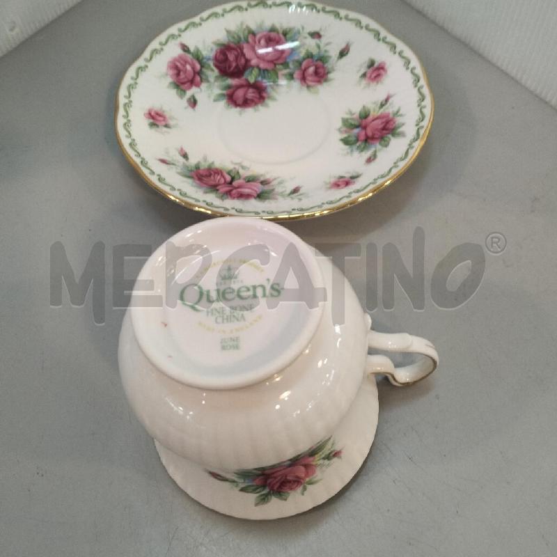TAZZA QUEEN'S FINE BONE CHINA GIUGNO | Mercatino dell'Usato Bellizzi 2