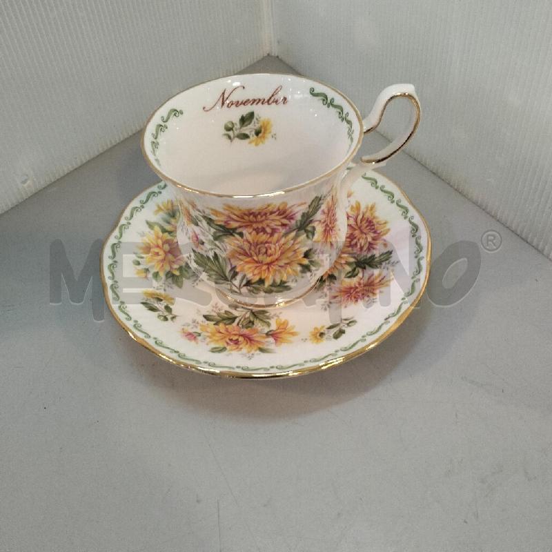 TAZZA QUEEN'S FINE BONE CHINA NOVEMBRE | Mercatino dell'Usato Bellizzi 1
