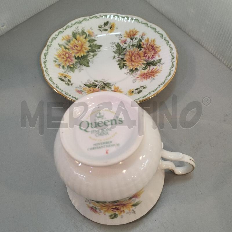 TAZZA QUEEN'S FINE BONE CHINA NOVEMBRE | Mercatino dell'Usato Bellizzi 2