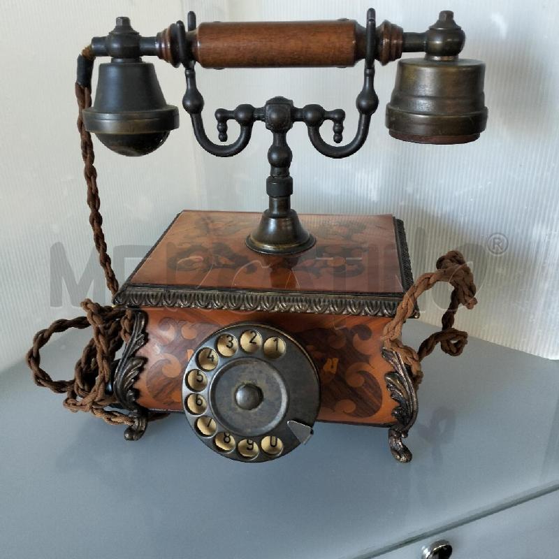 TELEFONO TELCERA MILANO FUNZIONANTE LEGNO | Mercatino dell'Usato Bellizzi 1
