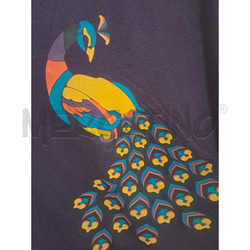 T SHIRT D MISSONI VIOLA STAMPA PAPPAGALLO | Mercatino dell'Usato Bellizzi 4