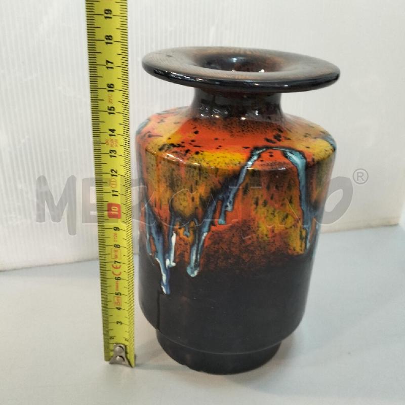 VASO ANNI 50 POLICRAMIA TERRAC SMALTATA RIGONI PER BERTONCELLO | Mercatino dell'Usato Bellizzi 2