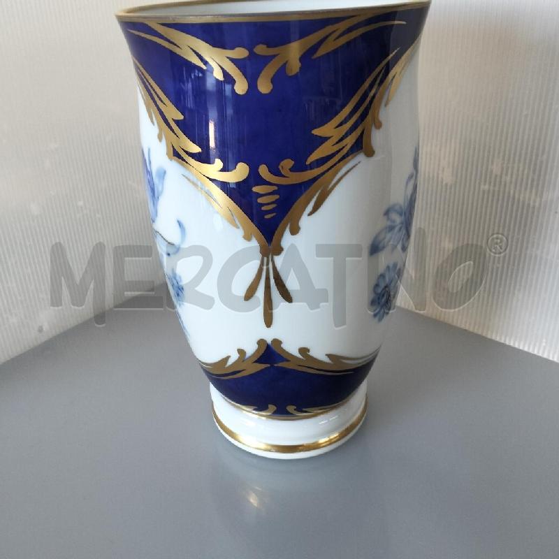 VASO PORCELLANA BLU ORO LE ROY LIMOGES | Mercatino dell'Usato Bellizzi 2