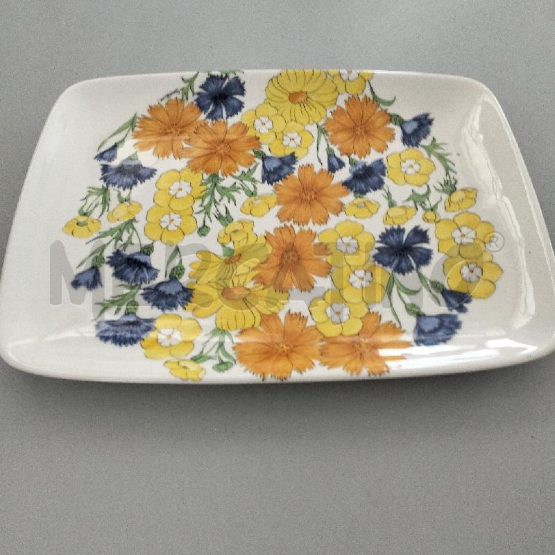 VASSOIO ERNESTINE 38X29 FLOREALE | Mercatino dell'Usato Bellizzi 1
