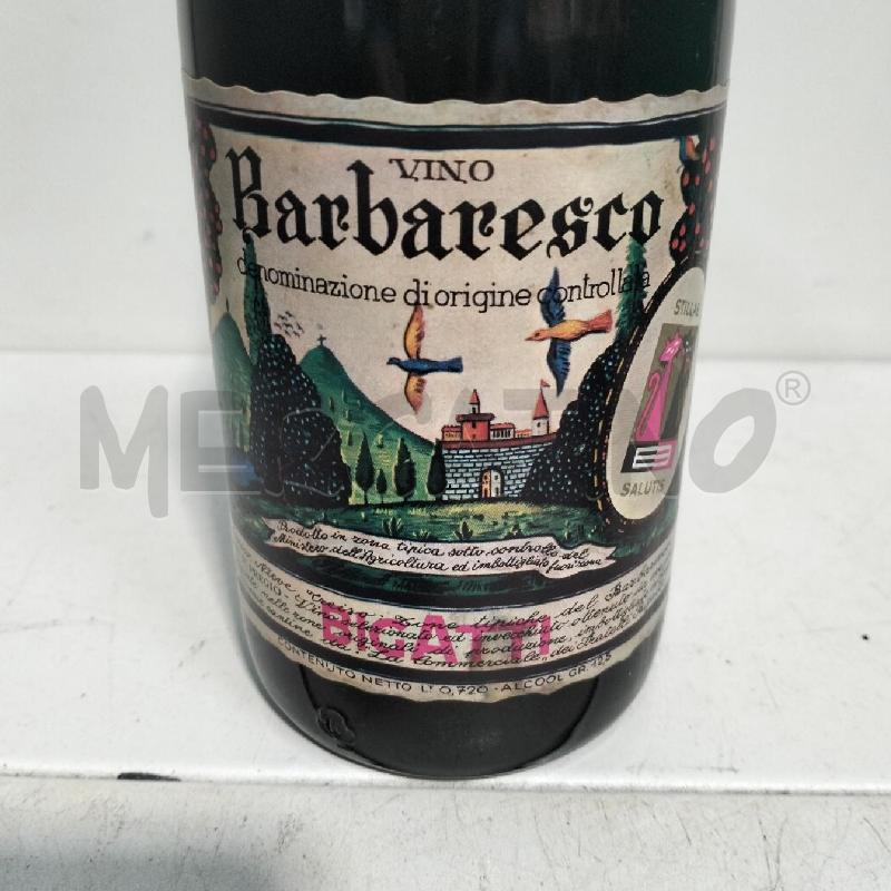 VINO COLLEZIONE 1964 BARBARESCO FRATELLI BIGATTI | Mercatino dell'Usato Bellizzi 3