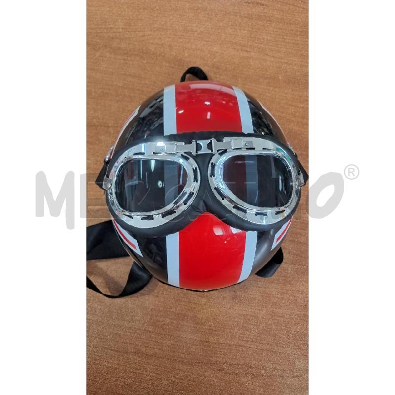 ZAINO D A FORMA DI CASCO ROSSO NERO | Mercatino dell'Usato Bellizzi 1