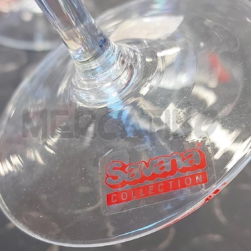 BICCHIERI PZ. 6 CALICI  SPUMANTE SAVANA | Mercatino dell'Usato Cava de tirreni 2