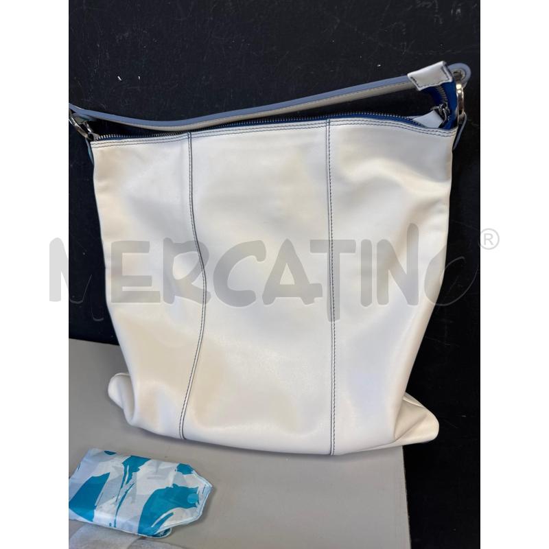 BORSA DONNA GABS BIANCA INTERNO CELESTE | Mercatino dell'Usato Cava de tirreni 2